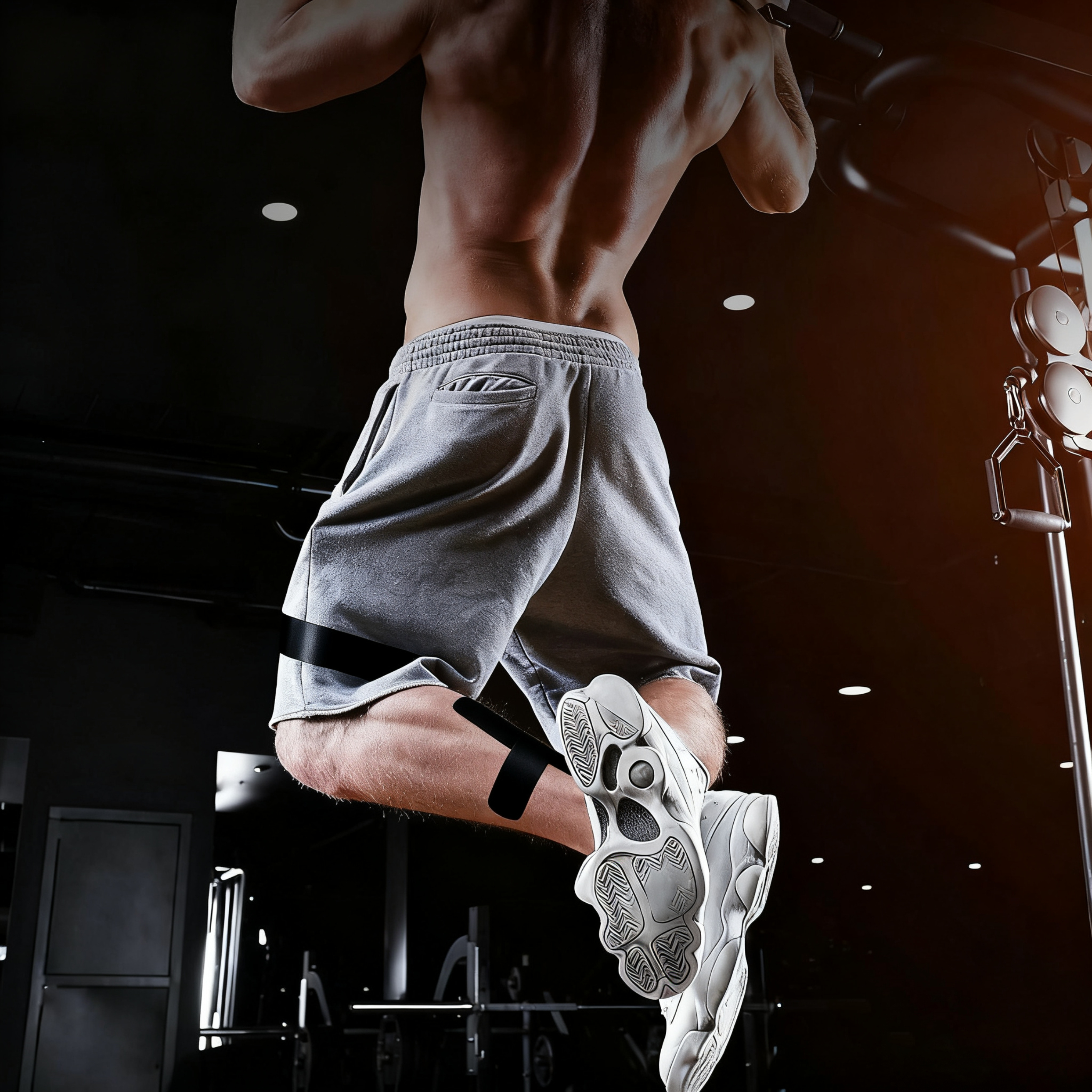 Predstrihnutá kineziologická páska svalová náplasť na lýtka