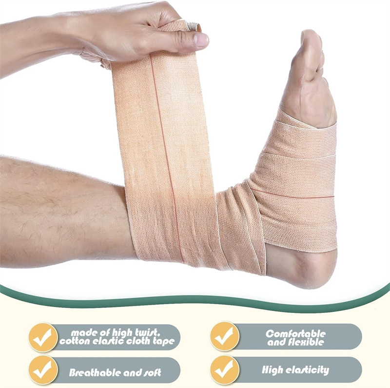 Elastická terapeutická páska (EAB) – Stretch adhezívny obväz na kompresiu a podporu